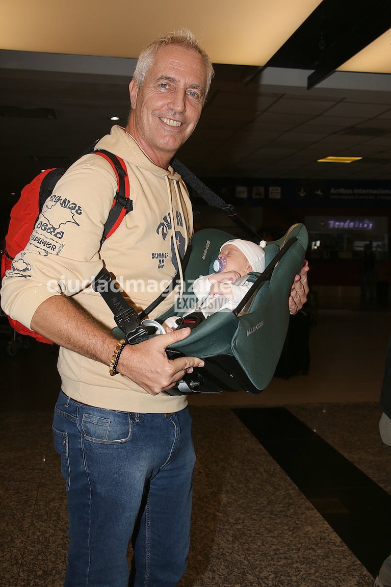 Marley llegó a Argentina con su hija Milenka.