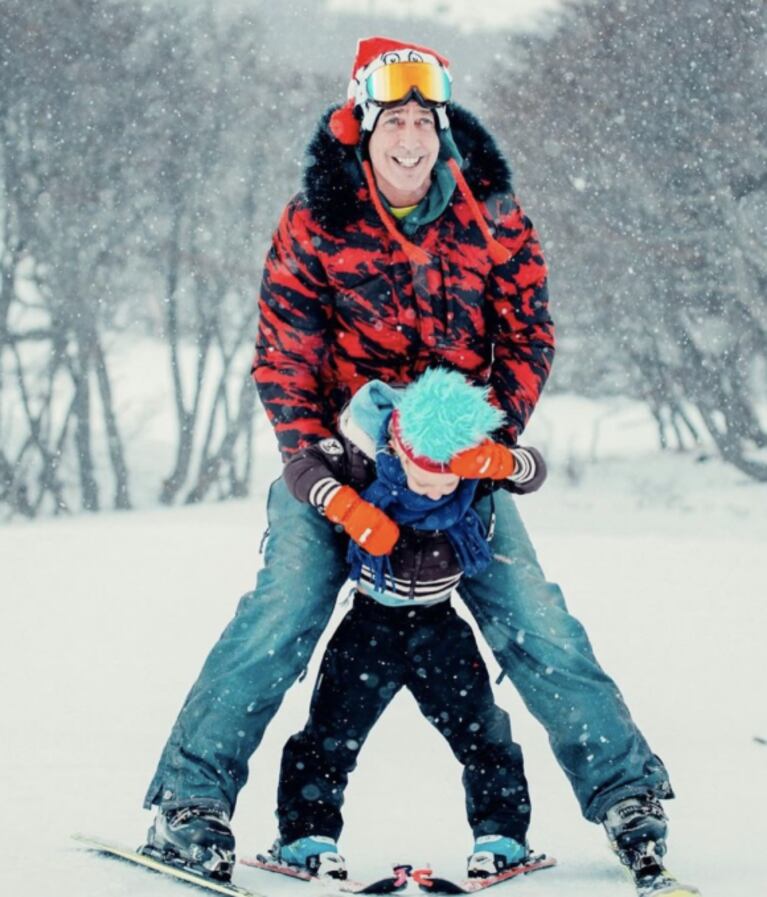 Marley mostró cómo le fue a su hijo en el debut en la nieve: "Primera esquiada de Mirko"