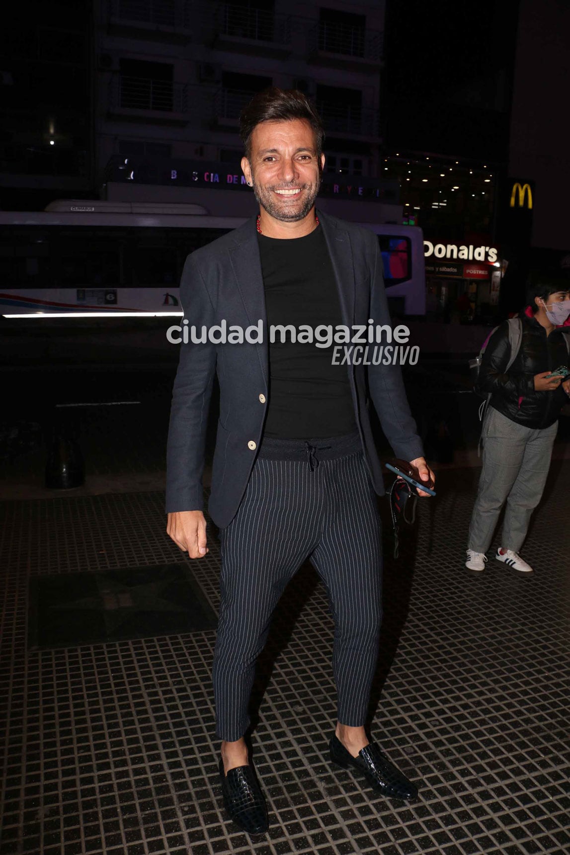 Martín Bossi en los Premios Hugo. (Foto: Movilpress)