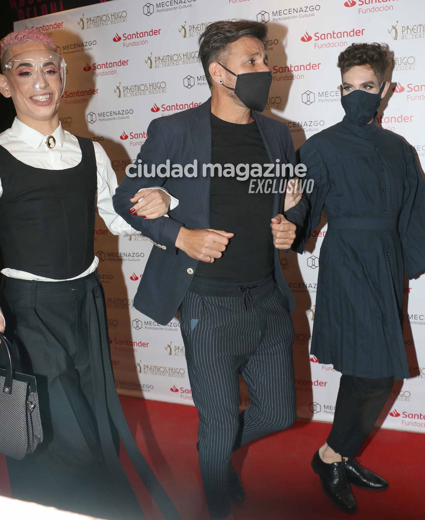 Martín Bossi en los Premios Hugo. (Foto: Movilpress)