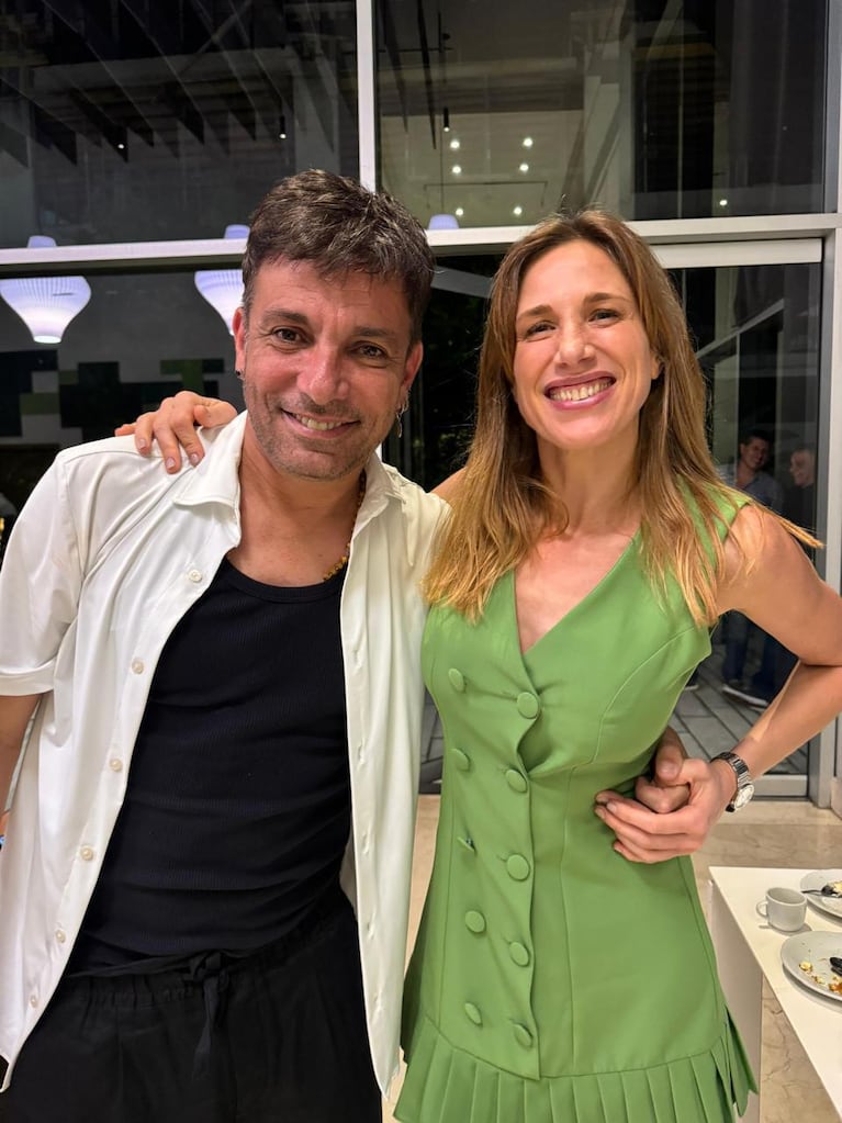 Martín Bossi y Alina Moine