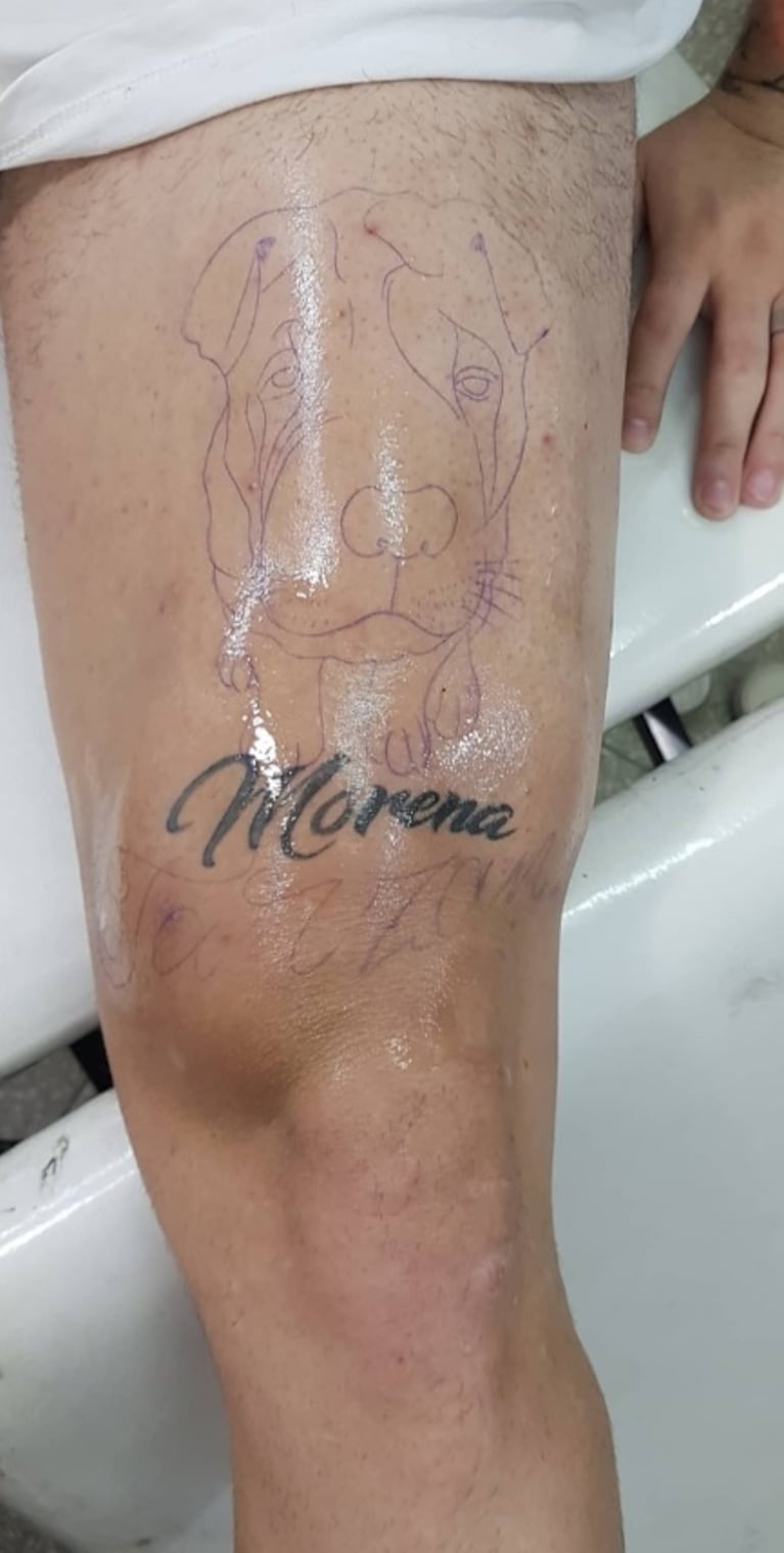 Martín Casar se tapó el tatuaje con el nombre de Morena Rial y publicó un picante frase... ¿dedicada a su ex?: "Reconocer un error no es humillarse, es crecer como persona"