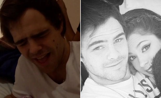 Martina Stoessel subió un tierno video de su novio, Peter Lanzani. (Fotos: Twitter e Instagram)