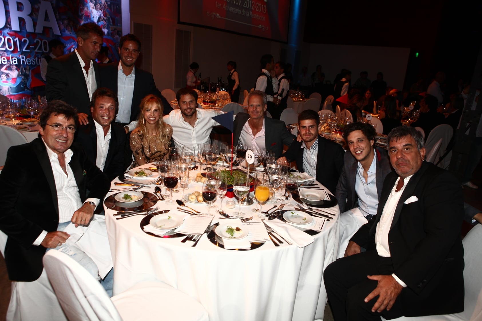 Más famosos de San Lorenzo en la celebración. (Foto: Ideas del Sur/Leandro Montini)