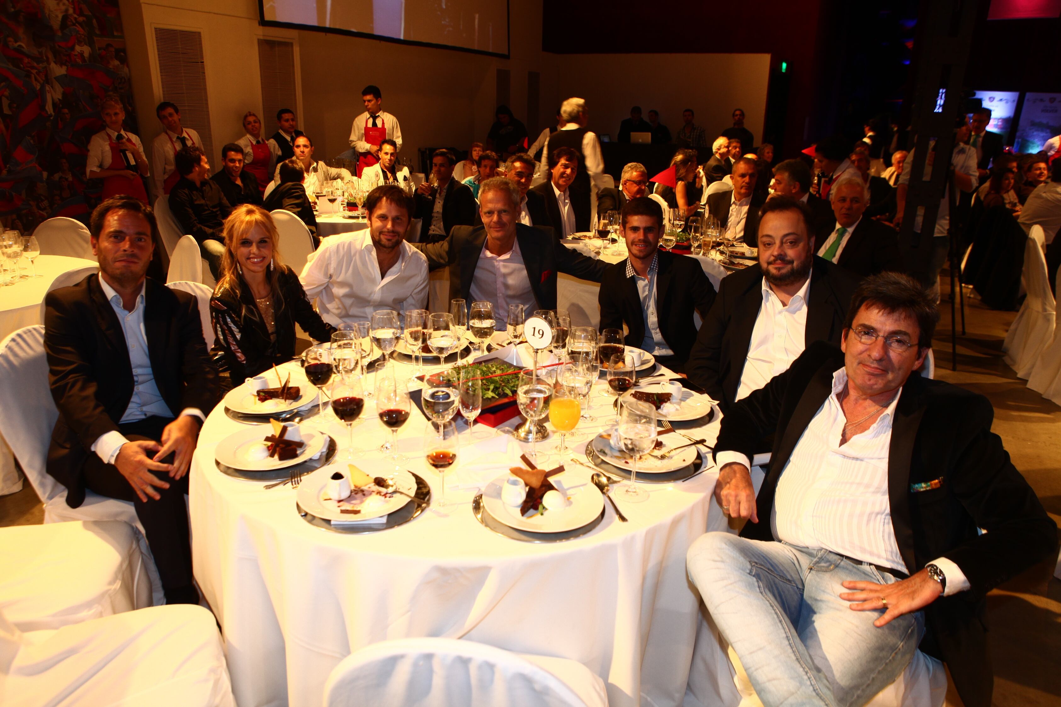 Más famosos en el festejo. (Foto: Ideas del Sur/Leandro Montini)