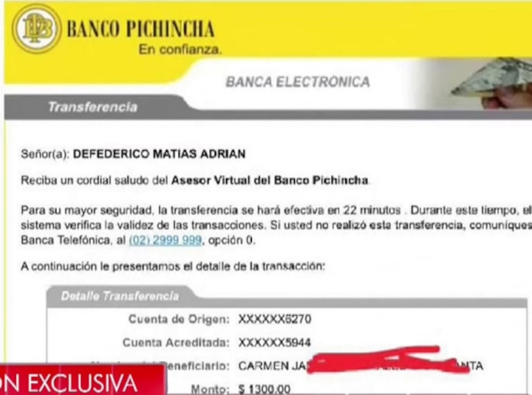 Matías Defederico reveló cuánto dinero le da a Cinthia Fernández y mostró los comprobantes: la llamativa cifra