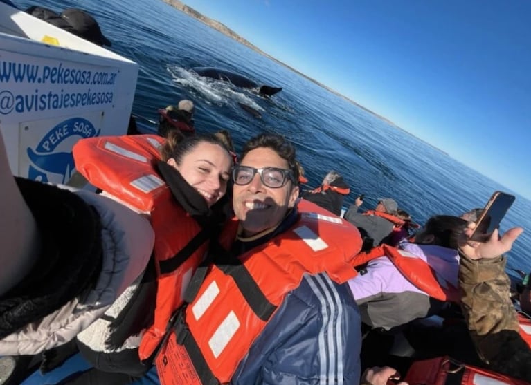 Matías y Martina en Puerto Madryn.