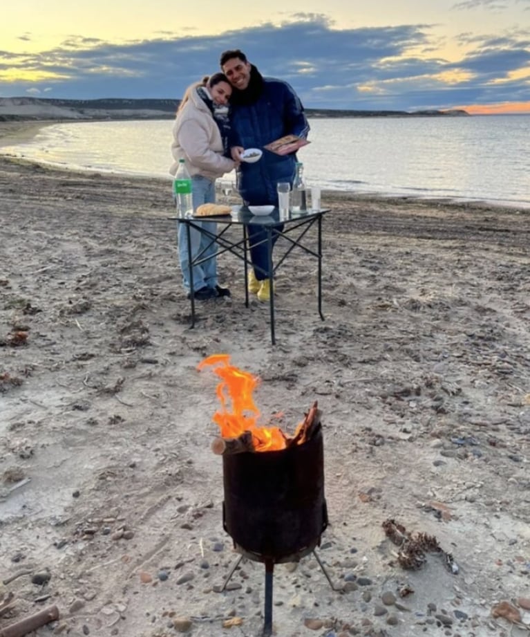 Matías y Martina en Puerto Madryn.