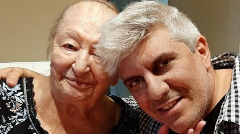 Matías y su abuela Norma, que murió a los 91 años. Fue quien lo cuidó después de la tragedia.