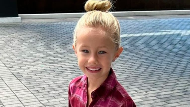 Matilda, la hija de Luciana Salazar, brilló con este cancherísimo look estilo "cowgirl".