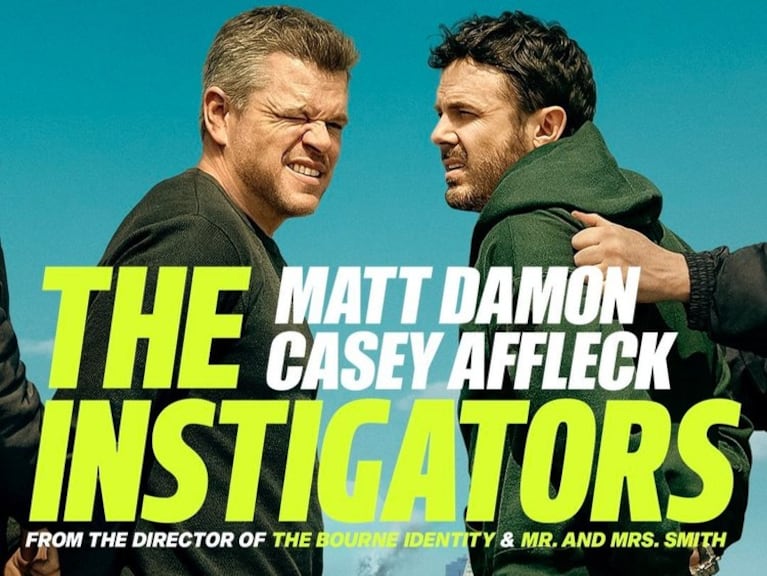 Matt Damon y Casey Affleck muestran su intensa amistad en “The Instigators”