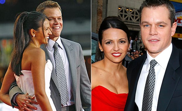 Matt Damon y su mujer, la argentina Luciana Barroso (Foto: archivo Web)