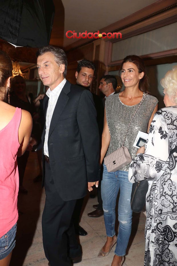 Mauricio Macri y Juliana Awada en el debut de Piel de Judas. (Foto: Movilpress)