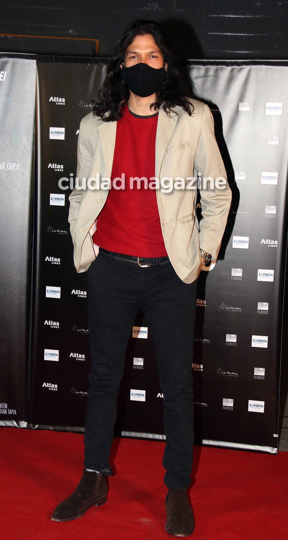 Mauricio Paniagua en la avant premier de Trópico. (Foto: Movilpress)