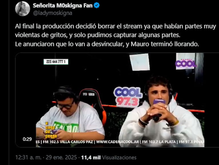 Mauro Dalessio se puso violento en pleno stream: gritos, insultos y picantes comentarios sobre Furia