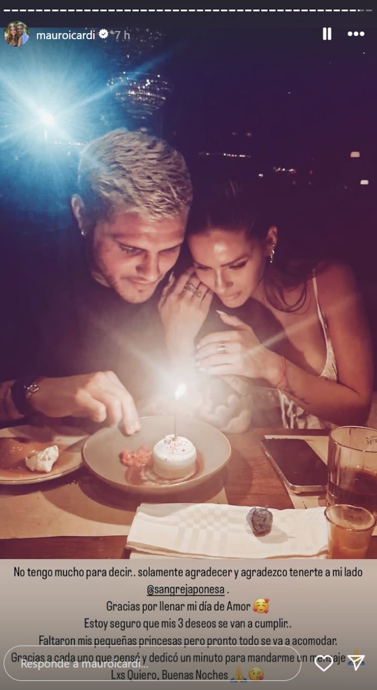 Mauro habló de sus hijas en un posteo con China. Foto: IG | mauroicardi