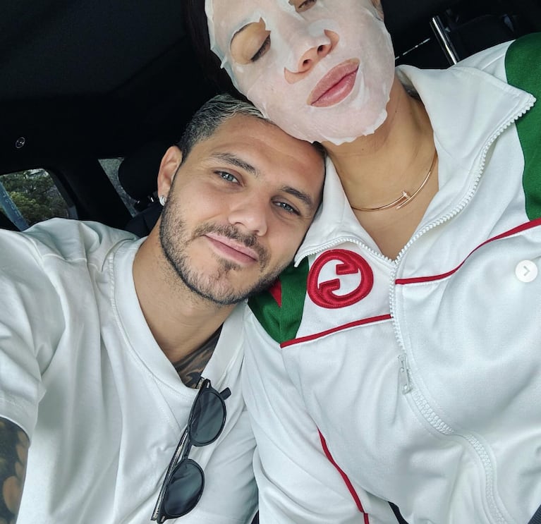 Mauro Icardi acompañó a Wanda Nara a hacerse estudios médicos y compartió las fotos del momento