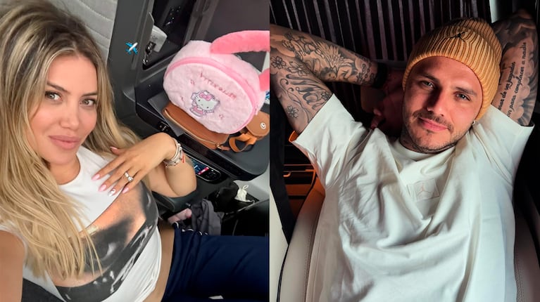 Mauro Icardi compartió un curioso posteo ni bien Wanda Nara aterrizó en Turquía. Foto: IG | wanda_nara | mauroicardi