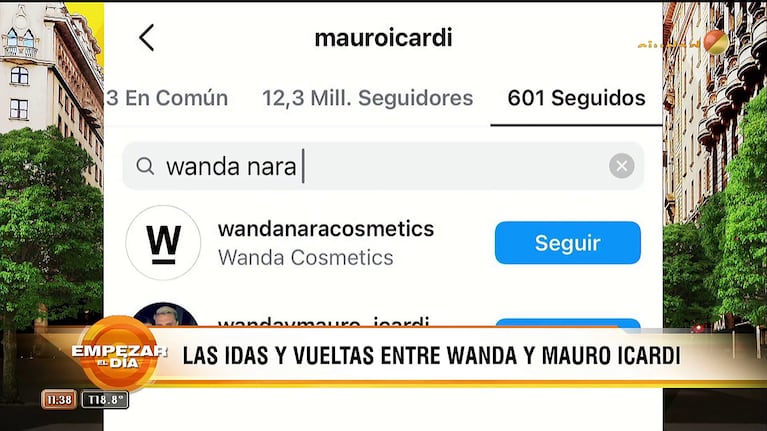 Mauro Icardi dejó de seguir a Wanda Nara.