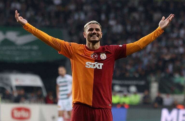 Mauro Icardi en Galatasaray. (Foto: EFE)