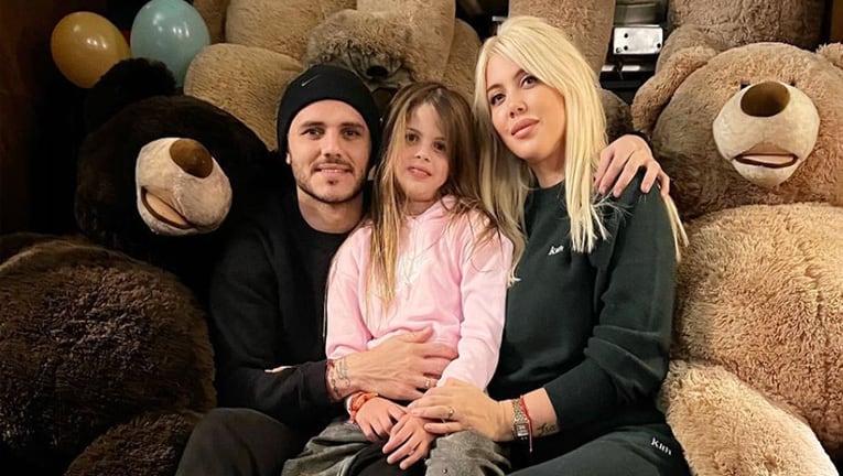 Mauro Icardi le dedicó a Francesca un emotivo mensaje por su séptimo cumpleaños.