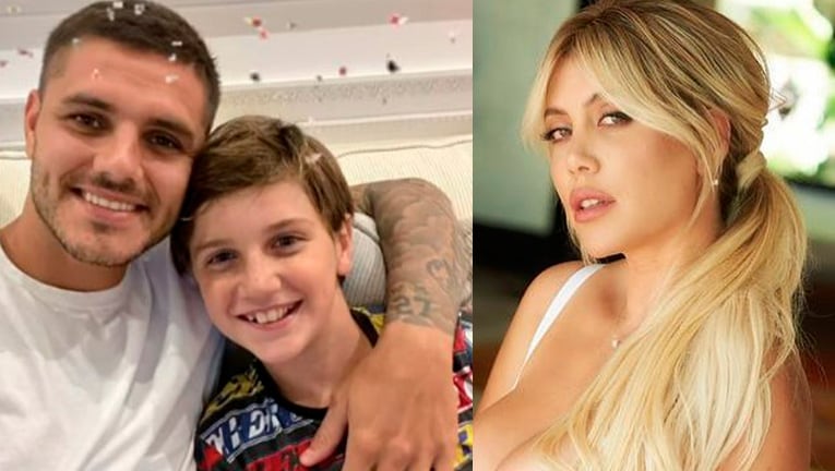 Mauro Icardi le dedicó este cariñoso mensaje a Constantino, el hijo de Wanda Nara y Maxi López, por su cumple.