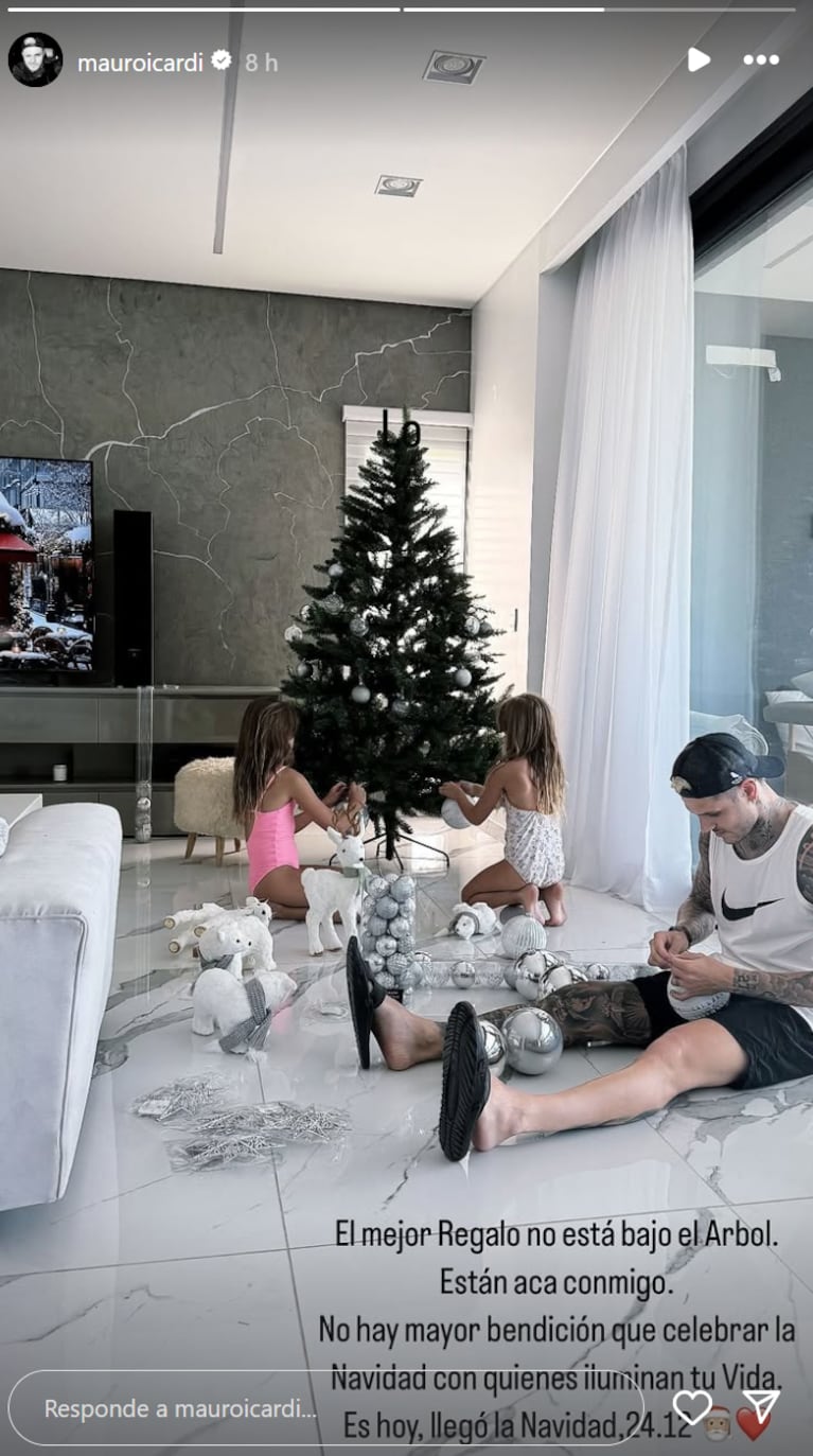 Mauro Icardi, navideño.