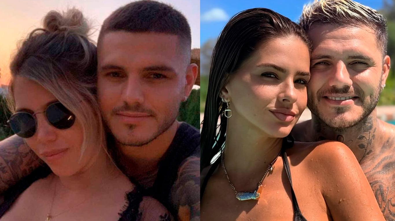 Mauro Icardi posteó fotos con China Suárez igualitas a las que se sacaba con Wanda Nara.