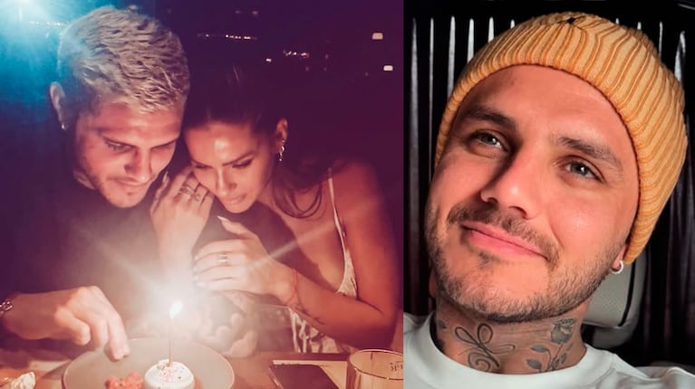 Mauro Icardi posteó una foto con China Suárez en su cumpleaños y encendió las alarmas. Foto: IG | mauroicardi