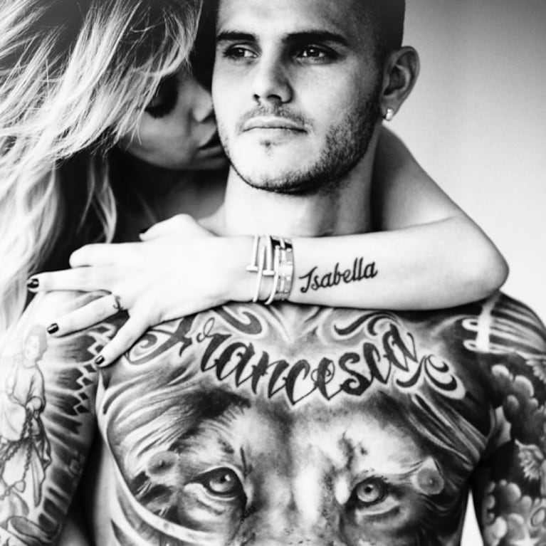 Mauro Icardi respondió al mensaje de la China Suárez con un contundente posteo: firme junto a Wanda y sus hijas