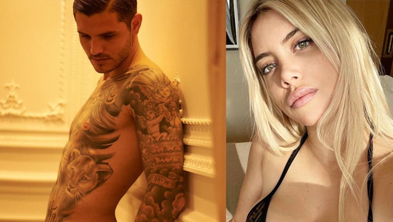 Mauro Icardi sorprendió con una foto subida de tono y Wanda Nara salió al cruce.