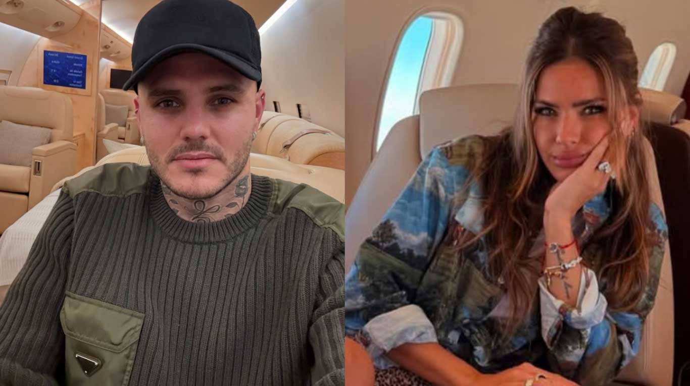 Mauro Icardi y la China Suárez (Fotos: Instagram)