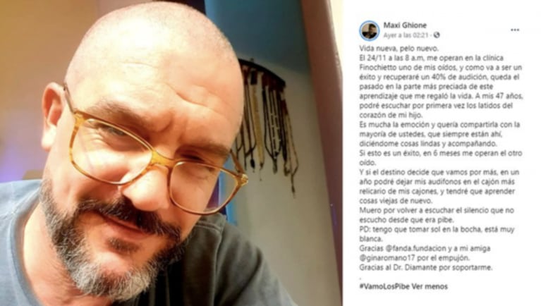 Maxi Ghione se someterá a una operación que le cambiará la vida: "Podré escuchar por primera vez los latidos del corazón de mi hijo"