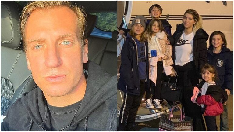 Maxi López destacó el rol de Wanda Nara con sus hijos por el coronavirus: Estuvo bien que los lleve a Francia