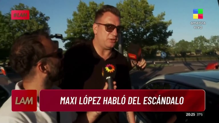 Maxi López. Foto: Captura (América)