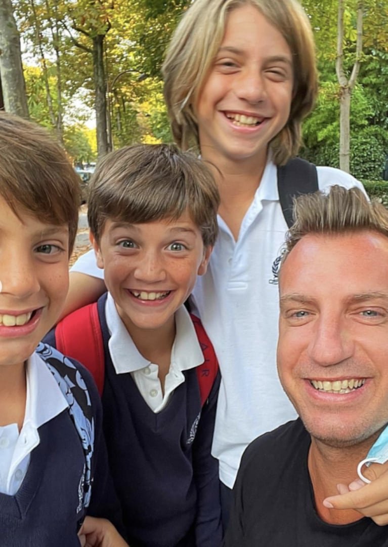 Maxi López se mostró nuevamente con sus hijos tras las fuertes declaraciones de Wanda Nara: "Buenas vibras"