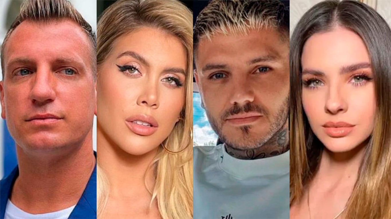 Maxi López, Wanda Nara, Mauro Icardi y la China Suárez.