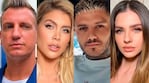 Maxi López, Wanda Nara, Mauro Icardi y la China Suárez.