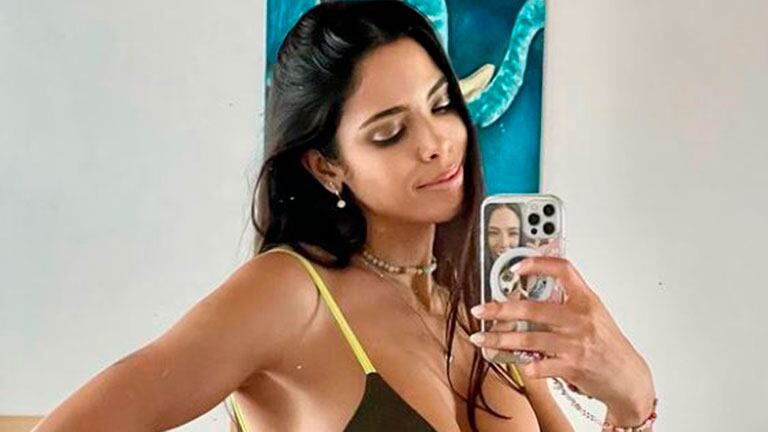 Maypi Delgado lució su pancita de embarazada en bikini: Muchos cambios, dos latidos