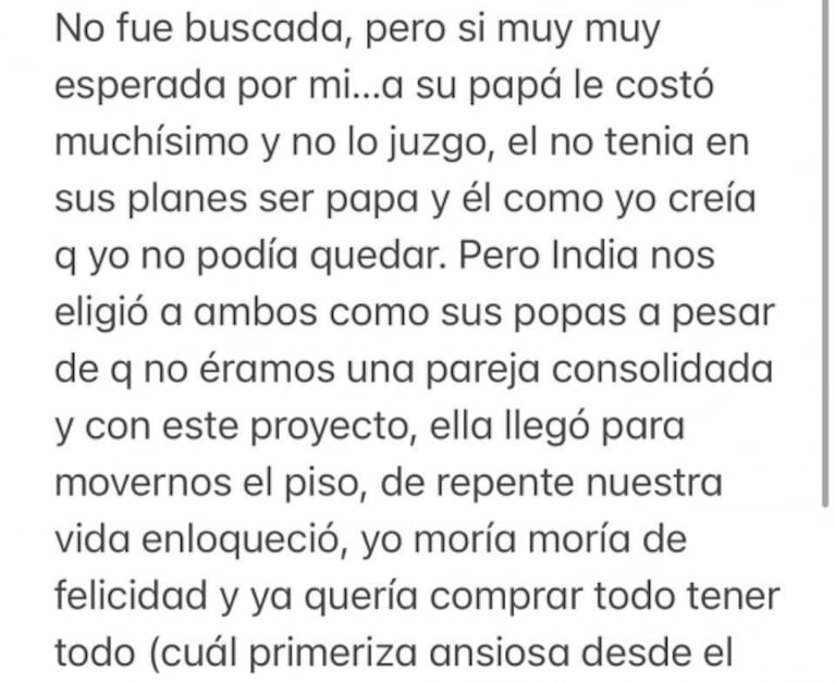 Maypi Delgado se separó a un mes de anunciar que va a ser mamá: "Era el gran sueño de mi vida, pero no el suyo"