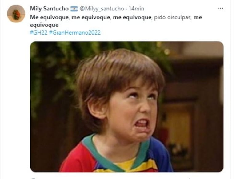 "Me equivoqué": Juan de Gran Hermano repitió la frase y provocó una lluvia de memes