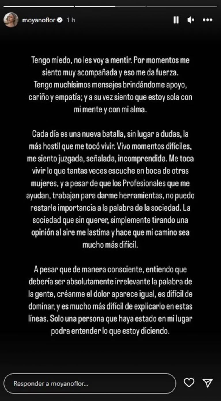 "Me lloré todo": devastadora confesión de la mamá de Flor Moyano sobre la denuncia de su hija contra Martino