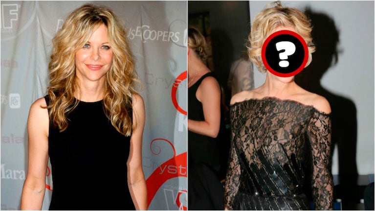 Meg Ryan sorprendió con su imagen en la Semana de la Moda de París. Foto: Web