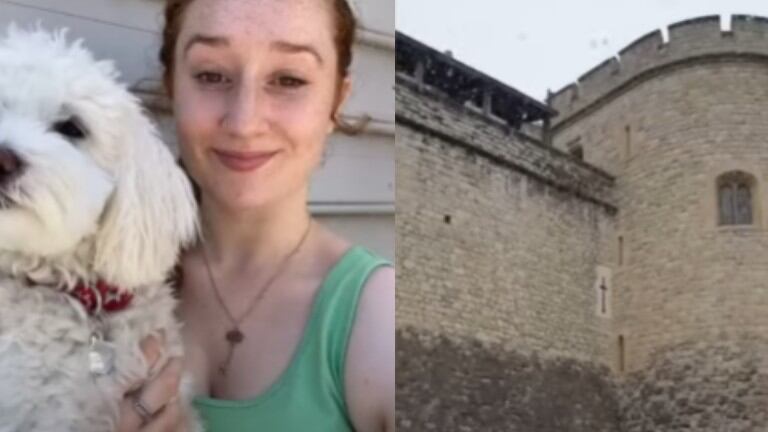 Megan Clawson, una joven de 21 años, cuenta cómo es vivir (literalmente) en la Torre de Londres