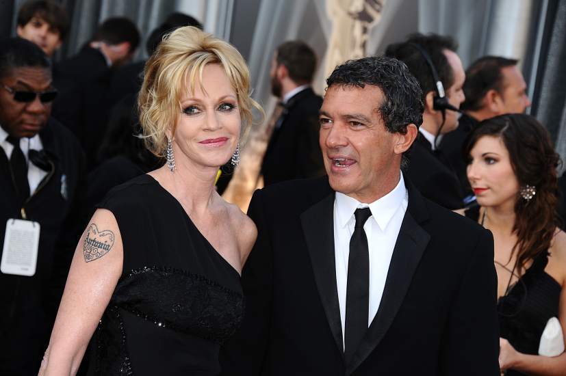 Melanie Griffith y Antonio Banderas, separados. (Foto: Web)