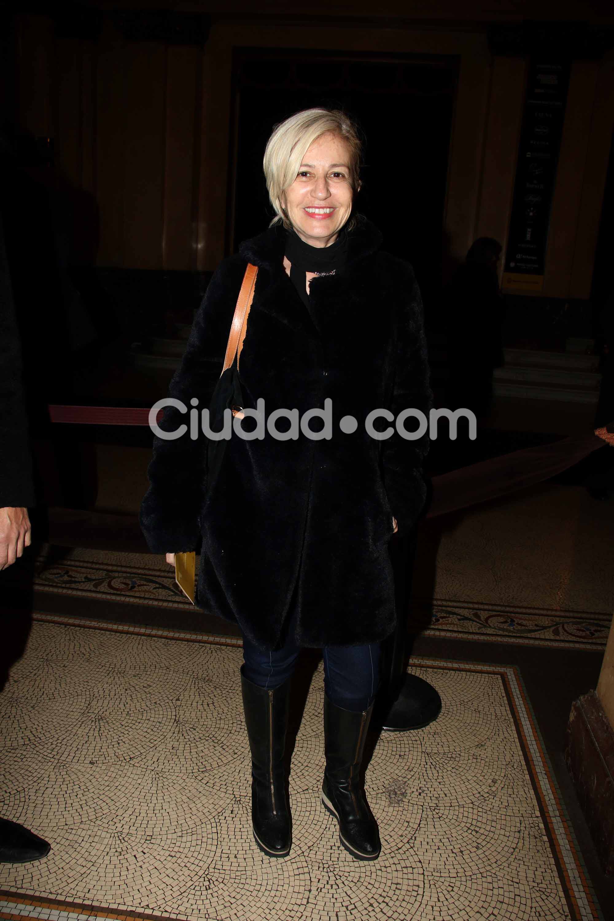 Mercedes Morán en la gala del Teatro Colón. (Foto: Movil Press / Ciudad.com)