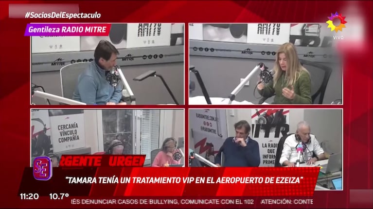 Mercedes Ninci en radio Mitre.