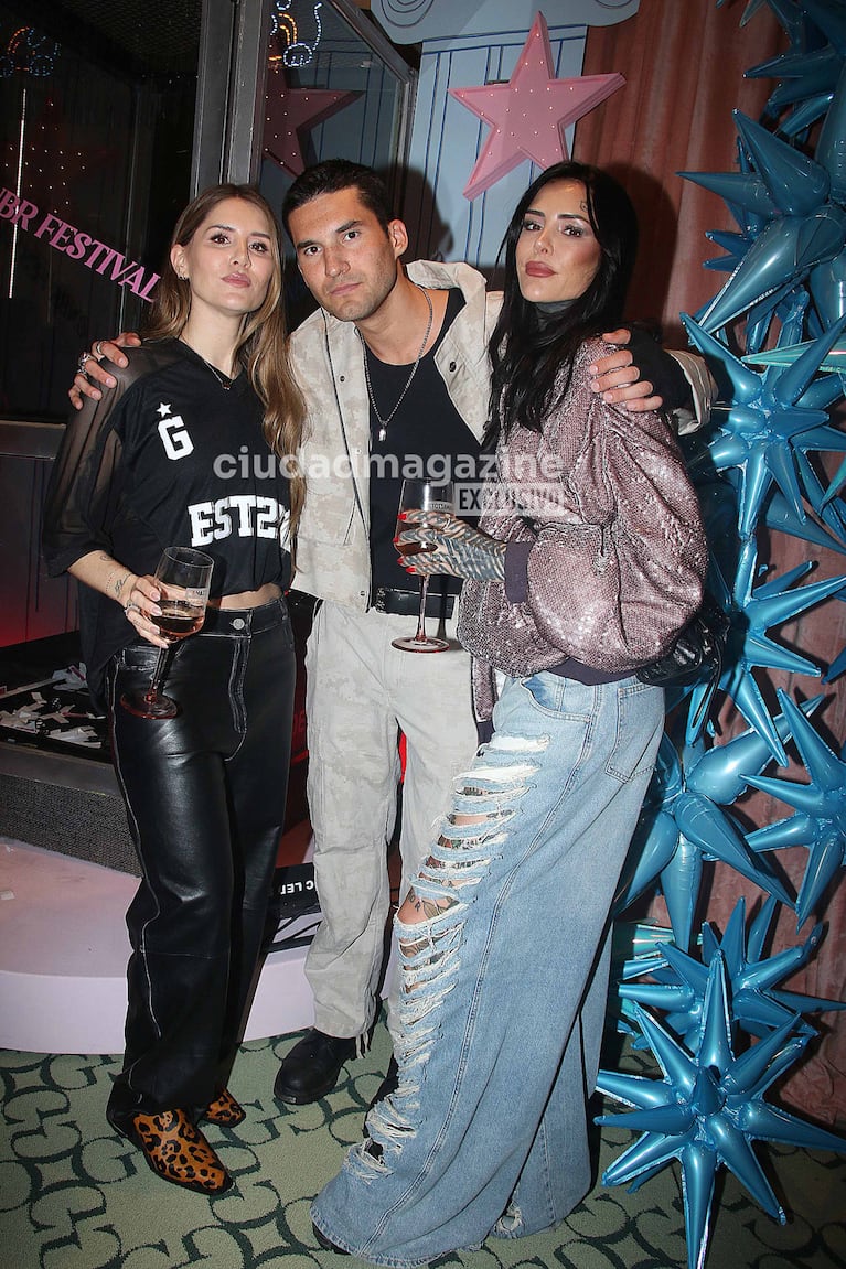 Mica, Cande y Fran Tinelli en el Alcorta Edition (Foto: Movilpress).