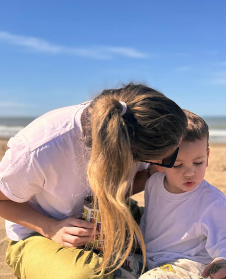 Mica mostró su estadía en Cariló con Luca.