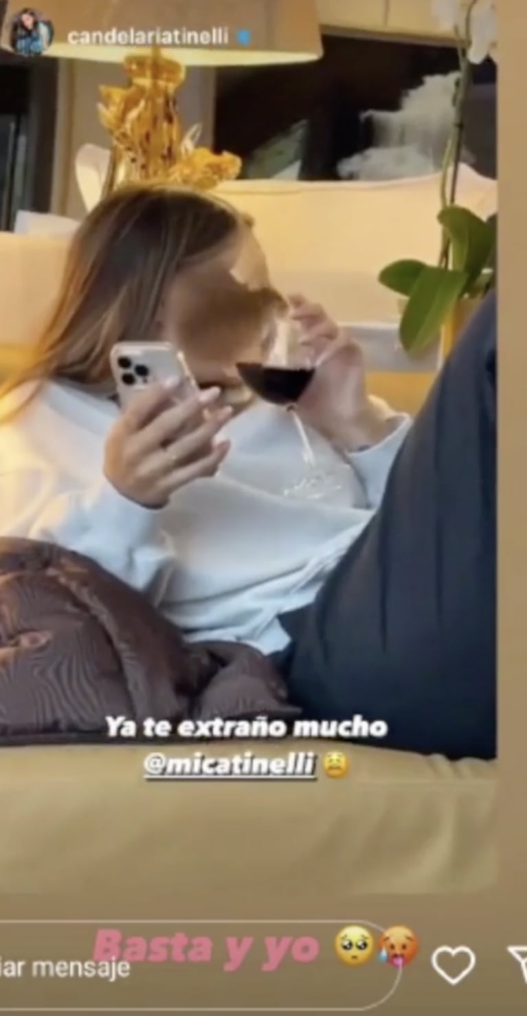 Mica Tinelli aterrizó en México para instalarse con Licha López, y Cande reaccionó: "Ya te extraño mucho"